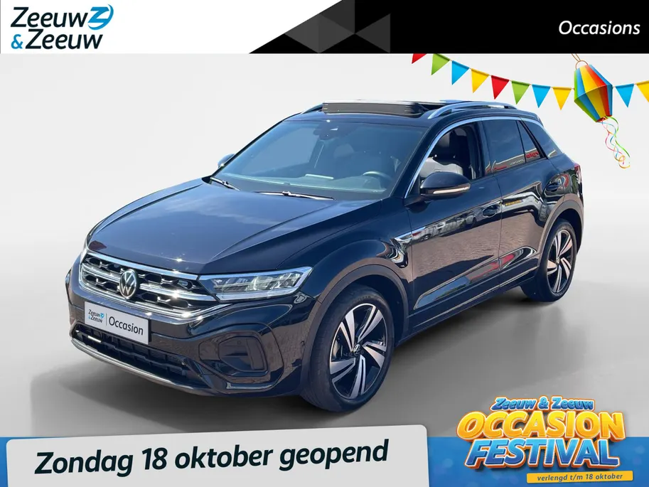 Volkswagen T-Roc 1.5 TSI R-Line Edition *Automaat*Navi via Carplay*Camera*Schuif/kanteldak*Climate Control*Adapt. Cruise Control*LM.Velgen*Zeer nette auto!