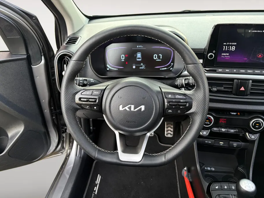 Kia Picanto 1.0 DPI GT-Line | Panoramadak | Camera | Stoel/Stuurverwarming | Apple Carplay/Android Auto | Adaptieve Cruise Control | Lichtmetalen Velgen |