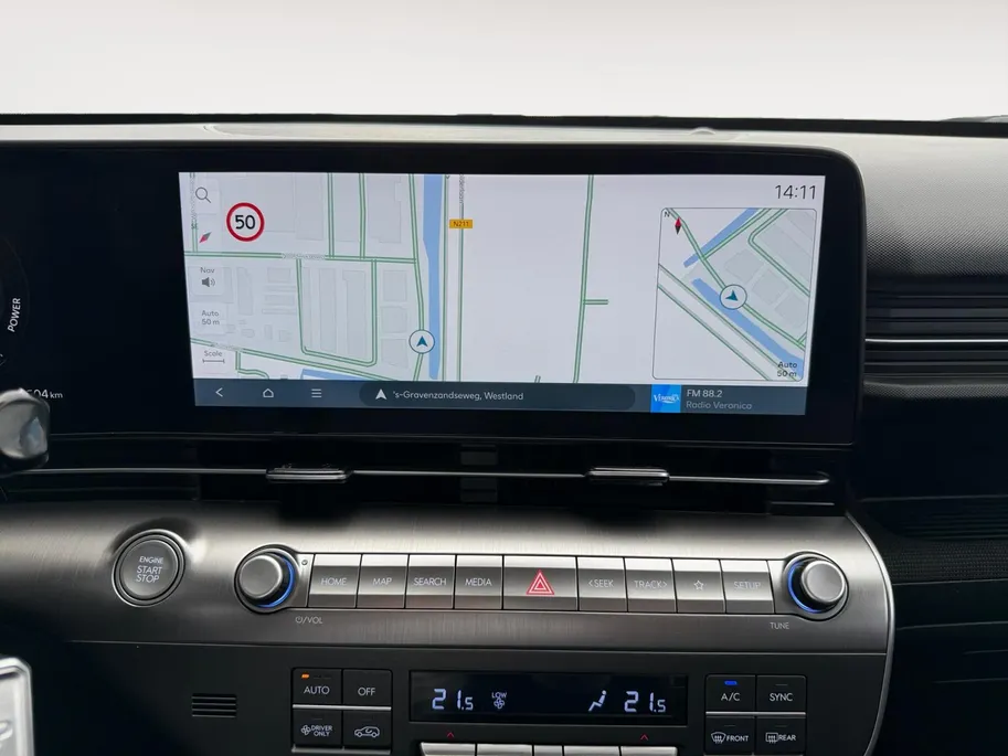 Hyundai Kona 1.6 GDI HEV Premium | Navigatie | Apple Carplay/ Android auto | 360camera | Stoelverwarming/ verkoeling | BOSE-audio |