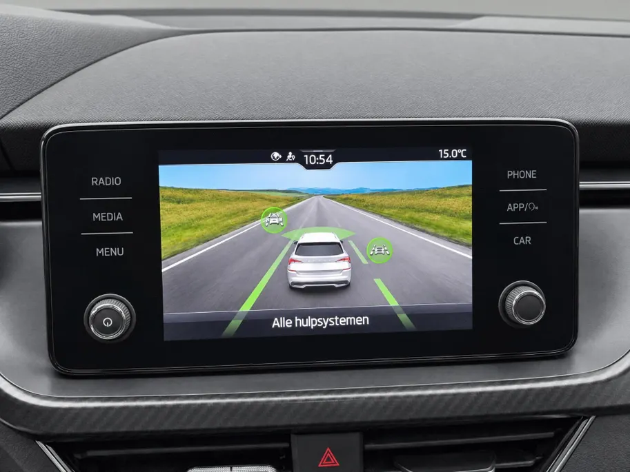 Škoda Kamiq 1.0 TSI 110pk DSG Monte Carlo · Camera · Keyless · Stoelverwarming · Apple/Android Car Play · Elek. Achterklep · 18'Velgen · Sportstoelen ·