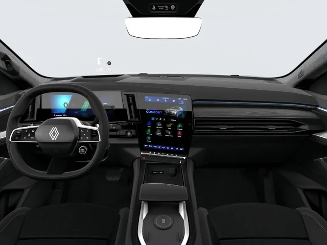 Renault Espace Iconic | Elektrisch verwarmbare voorstoelen | Elektronisch geregelde airconditioning | ISOFIX-bevestigingssysteem voor kinderzitjes buitenste zitplaatsen achter