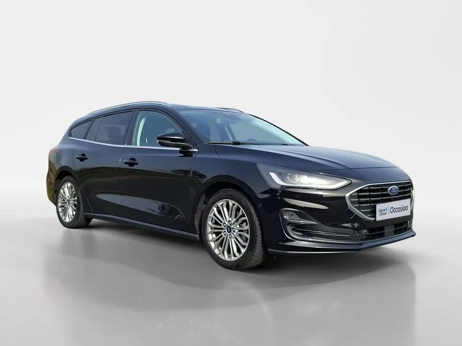 Ford Focus Wagon 1.0 EcoBoost Hybrid Titanium 155PK Automaat | NL-Auto | Adaptieve Cruise Control | Winter Pack | BLIS | Privacy Glass | Camera | Apple Carplay&Android Auto | 17' Lichtmetaal |