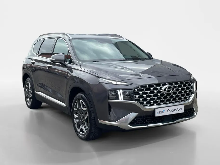 Hyundai Santa Fe 1.6 T-GDI HEV Premium 7p. | Lederen bekleding| Stoelverwarming/koeling| Stuurverwarming| Elektrische achterklep| Trekhaak| 1650 KG trekgewicht|