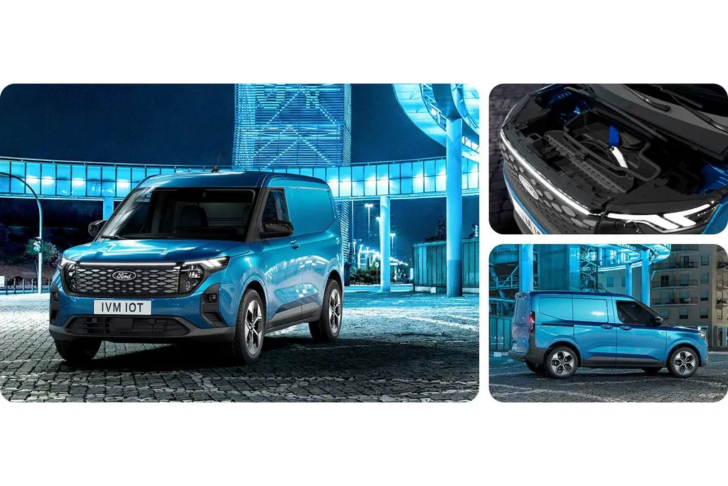 Ford E-Transit Courier Limited 46 kWh 136 pk | 17' LM velgen | Te bestellen voertuig vanaf € 29.135 ex BTW | Nu 0,99% rente financial lease | Winter Pack | Parking Pack | Apple Car Play / Android Auto | Snel laden