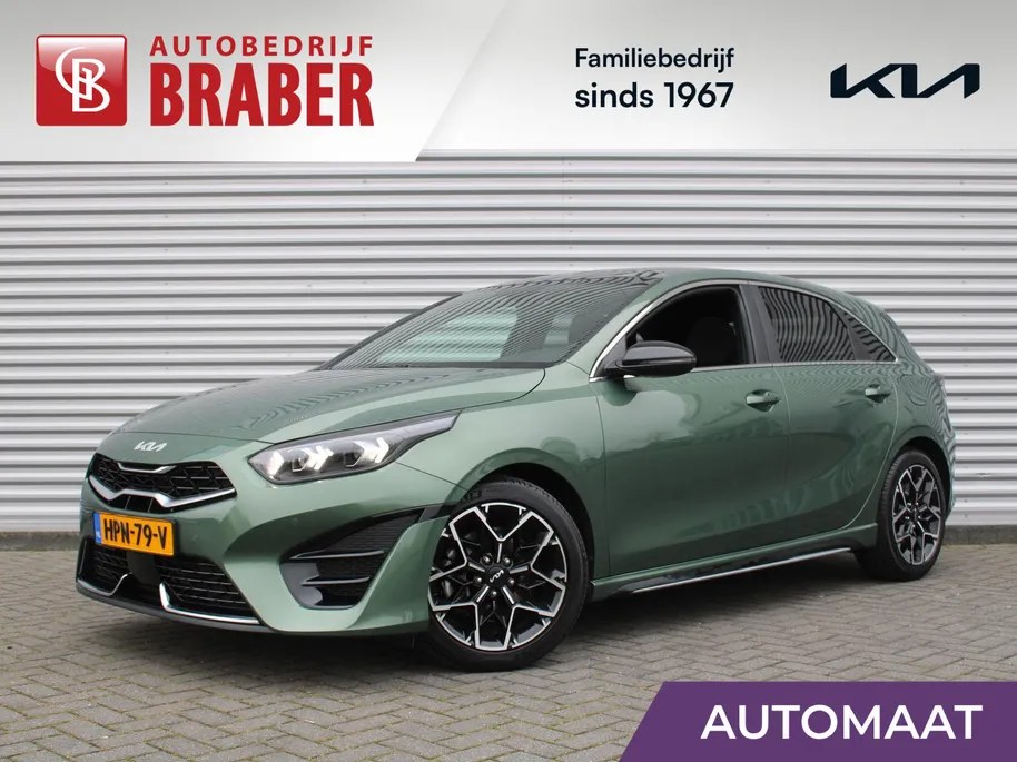 Kia Ceed 1.5 T-GDi GT-Line | Stuur-/stoelverwarming | Schuifdak | Cruise adapt. | Camera | 17' LM | LED | Dodehoek sensor | Draadloze lader |