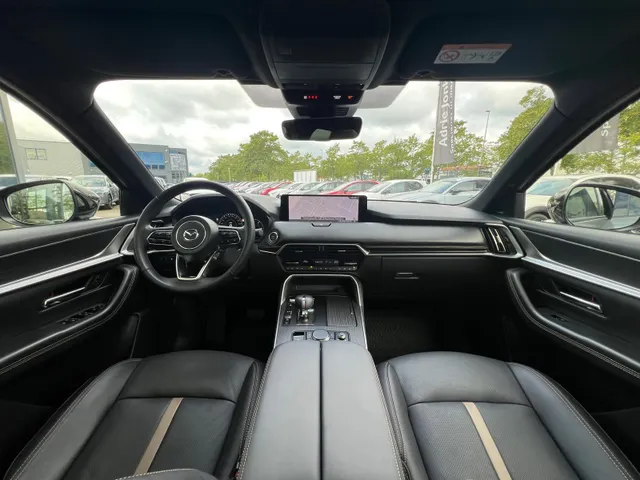 Mazda CX-60 2.5 e-SkyActiv PHEV Homura Plus | TREKHAAK |AUTOMAAT | PLUG-IN HYBDRIDE | PANORAMADAK | 2500kg TREKGEWICHT | LEDER | 360gr CAMERA | MEEST LUXE UITVOERING | BIJNA NIEUW |