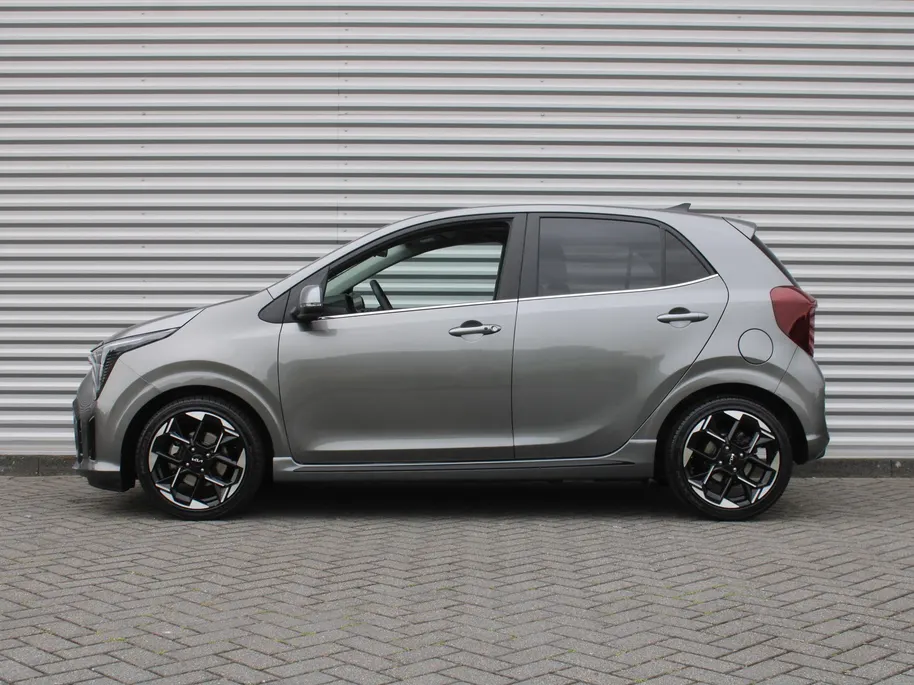 Kia Picanto 1.0 DPI GT-Line | Stuur-/stoelverwarming | Schuifdak | Camera | Dodehoek detectie | Telefoonlader | Clima | Navi | 16' LM | LED | Cruise |