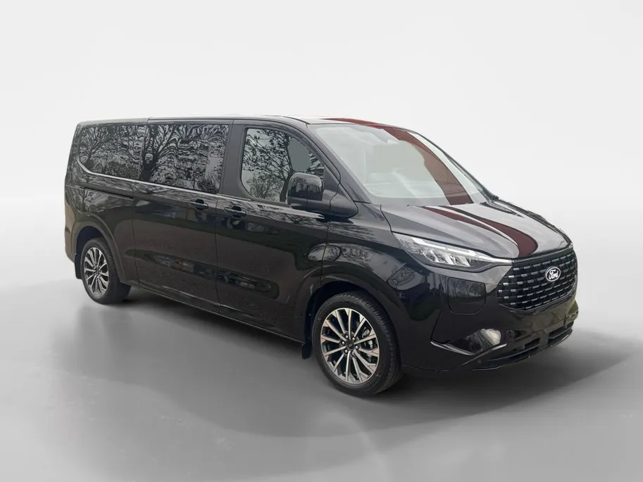 Ford Tourneo Custom 340 2.5 PHEV L2H1 Titanium X 8 persoons | TE BESTELLEN AUTO | Elektr. bedienbare AGR Stoelen met lederen bekleding | B&O Audio | Navigatie | Panoramadak | Trekhaak | Achterklep