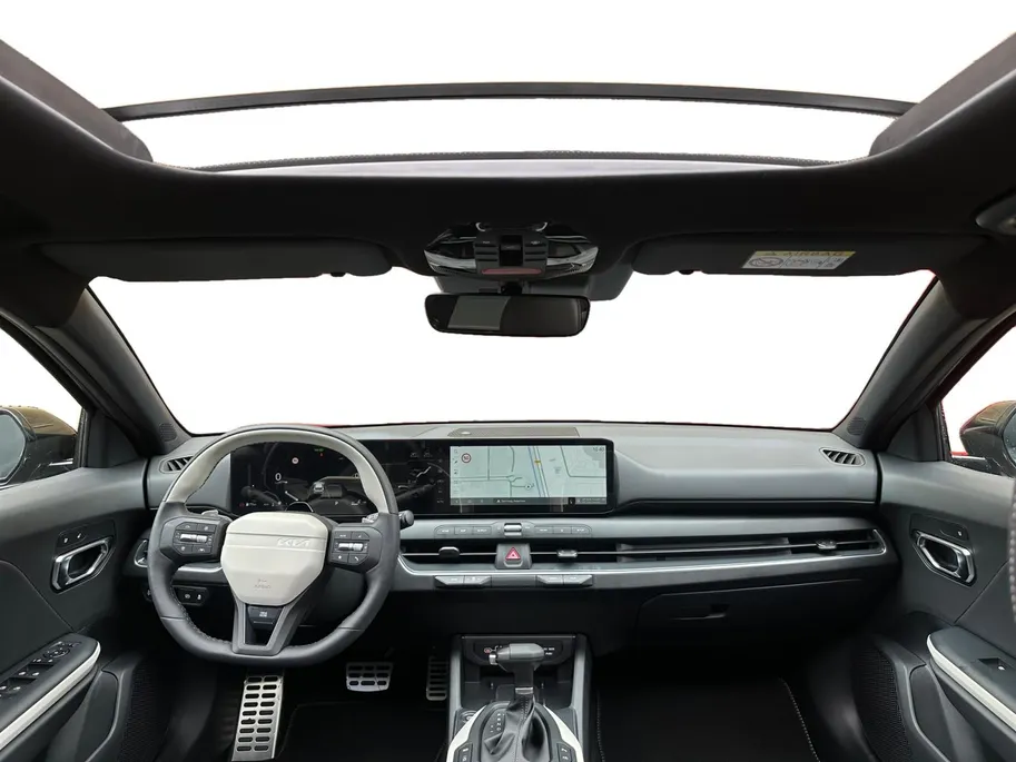 Kia K4 1.0 T-GDi MHEV GT-Line Launch Edition (pano) Dodehoekassistentie | Kruisend verkeersassistentie achter | Uitstapwaarschuwing | Stoel + stuurwielverwarming