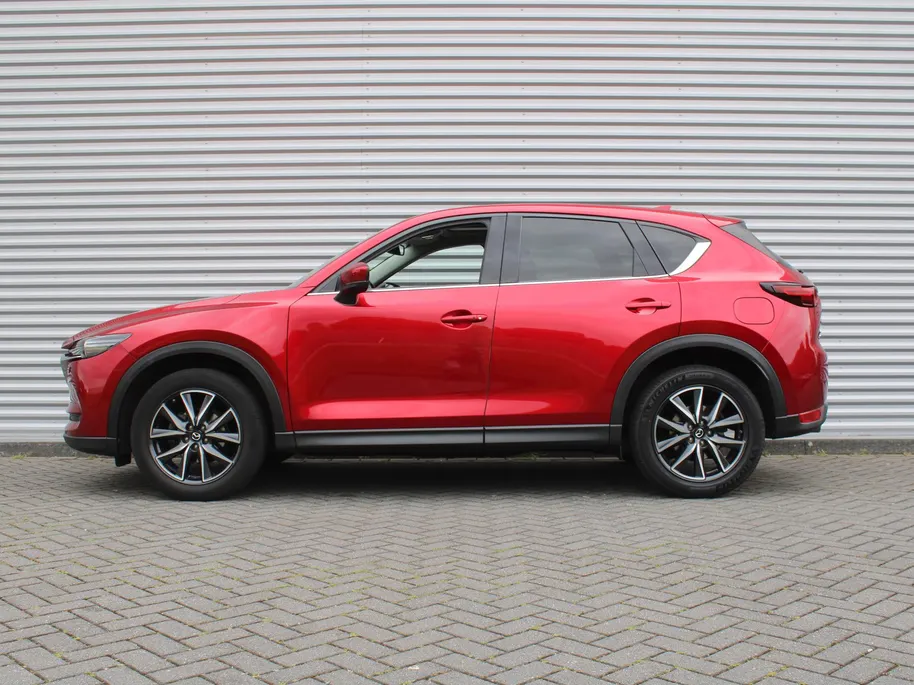 Mazda CX-5 2.5 SkyActiv-G 194 GT-M 4WD | Trekhaak | Stuur-/stoelverwarming | Leer | 19' LM | Navi | Schuifdak | Camera | HUD | LED | All season | 194 PK!! |