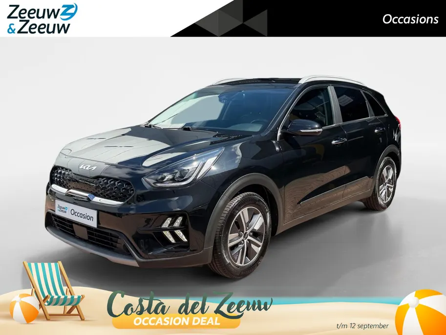 Kia Niro 1.6 GDi Hybrid DynamicPlusLine | Zeer nette auto| Trekhaak | Dealer onderhouden | Lederen bekleding | Navigatie | Apple CarPlay & Android Auto | Stoelverwarming |