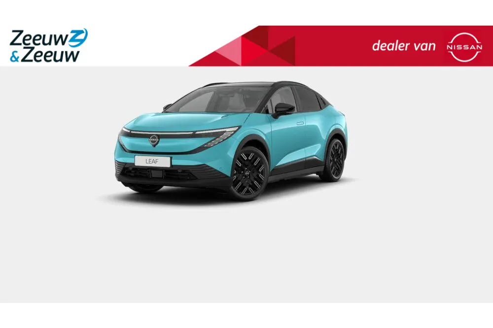 Nissan Leaf EVOLVE 52kWh 177PK AUTOMAAT | €2000,- INRUILPREMIE | 445 KM RIJBEREIK | NU TE BESTELLEN | IN 7 VERSCHILLENDE KLEUREN COMBINATIE'S TE BESTELLEN