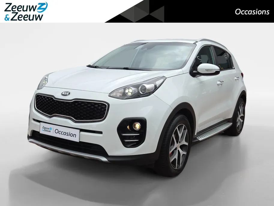 Kia Sportage 1.6i DynamicLine | Dealer Onderhouden | Stoelverwarming voor en achter | Camera | Navigatie | Cruise Control | LM Velgen 17' | Leder | Metallic lak | 12 Maanden BOVAG Garantie | NAP