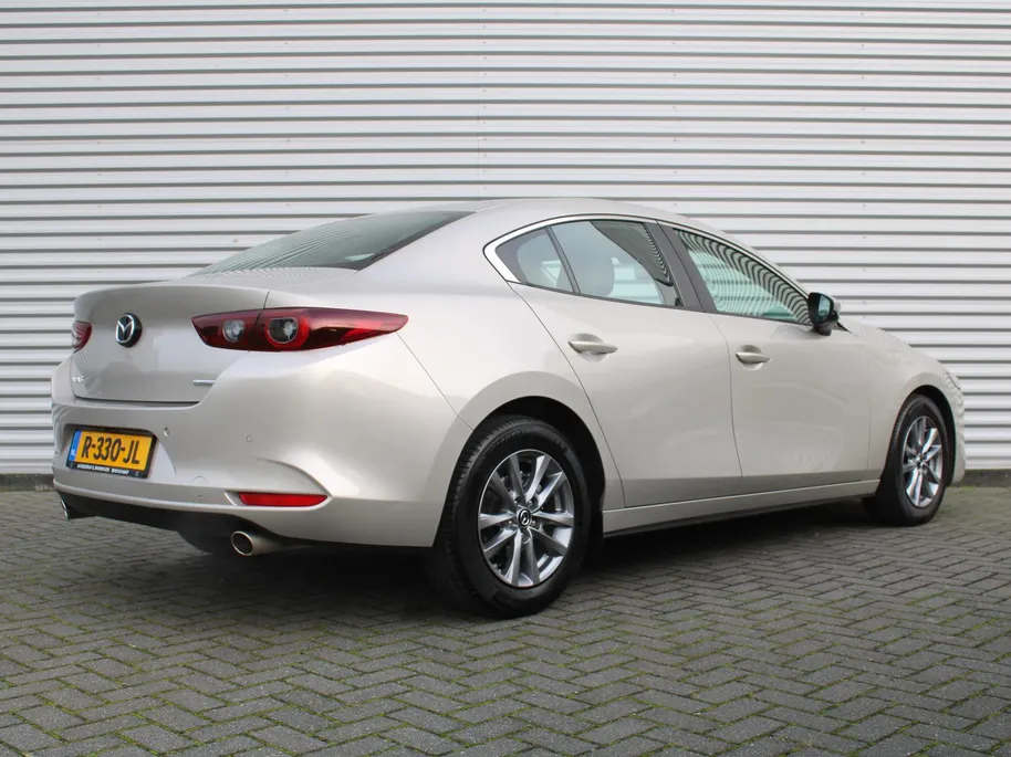 Mazda 3 2.0 e-SkyActiv-G M Hybrid 122PK 6MT Comfort | BTW Auto | Navi | Leder | Keyless | Camera | Elek. Stoelvers. |