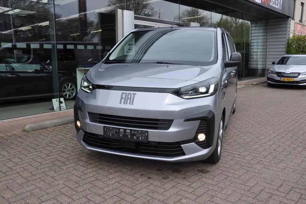 Fiat E-Scudo L3 DC 75 kWh Uniek in NL. DUB CABINE Full Options Bouwvak Deal