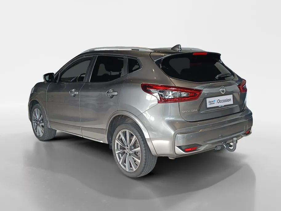 Nissan QASHQAI 1.3 DIG-T Tekna + | Bi-led verlichting | Afneembare trekhaak | Nappa lederen bekleding | Stoel geheugen | 360grd camera | Automaat | 1500kg trekgewicht | Pro-pilot |  Bose audio |
