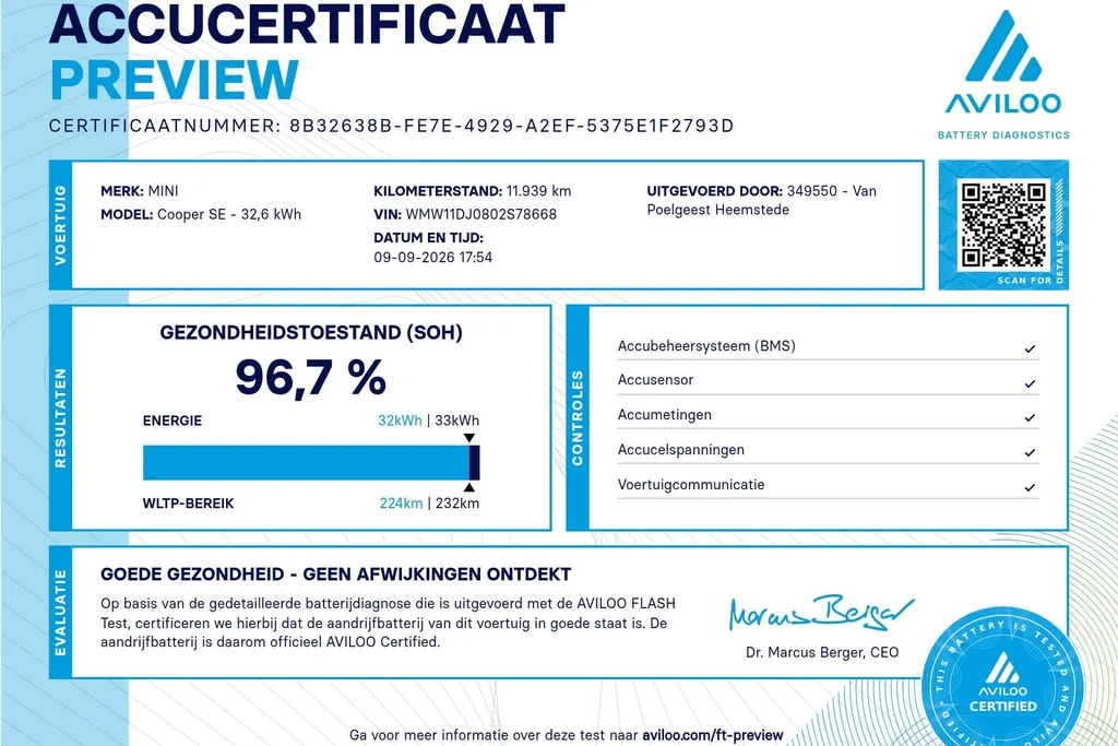 MINI Cooper 3-deurs Electric 33 kWh