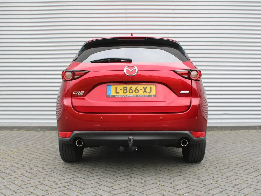 Mazda CX-5 2.5 SkyActiv-G 194 GT-M 4WD | Trekhaak | Stuur-/stoelverwarming | Leer | 19' LM | Navi | Schuifdak | Camera | HUD | LED | All season | 194 PK!! |