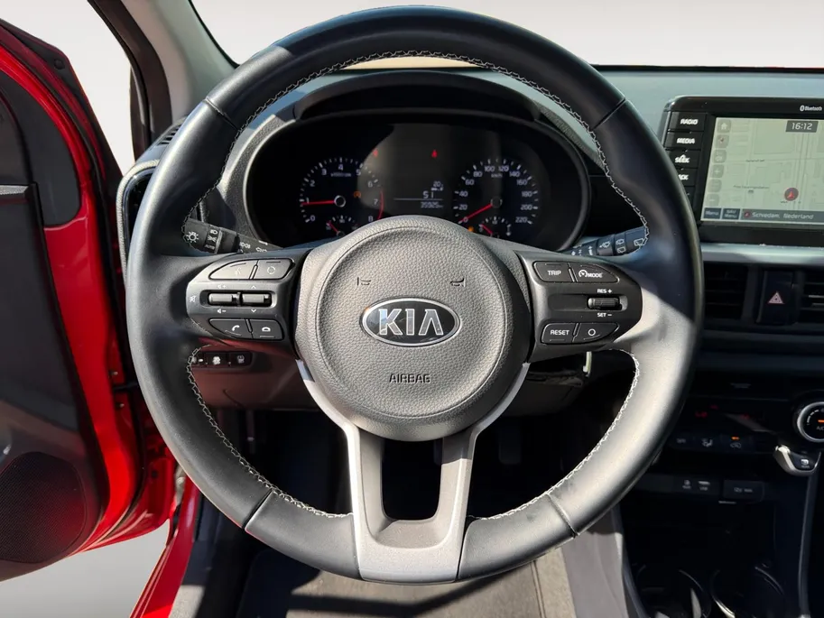 Kia Picanto 1.0 CVVT Design Edition Lederen bekleding | Cruise control | Climate control | Getint glas | 16 incht lichtmetalen velgen | resterende fabrieksgarantie!