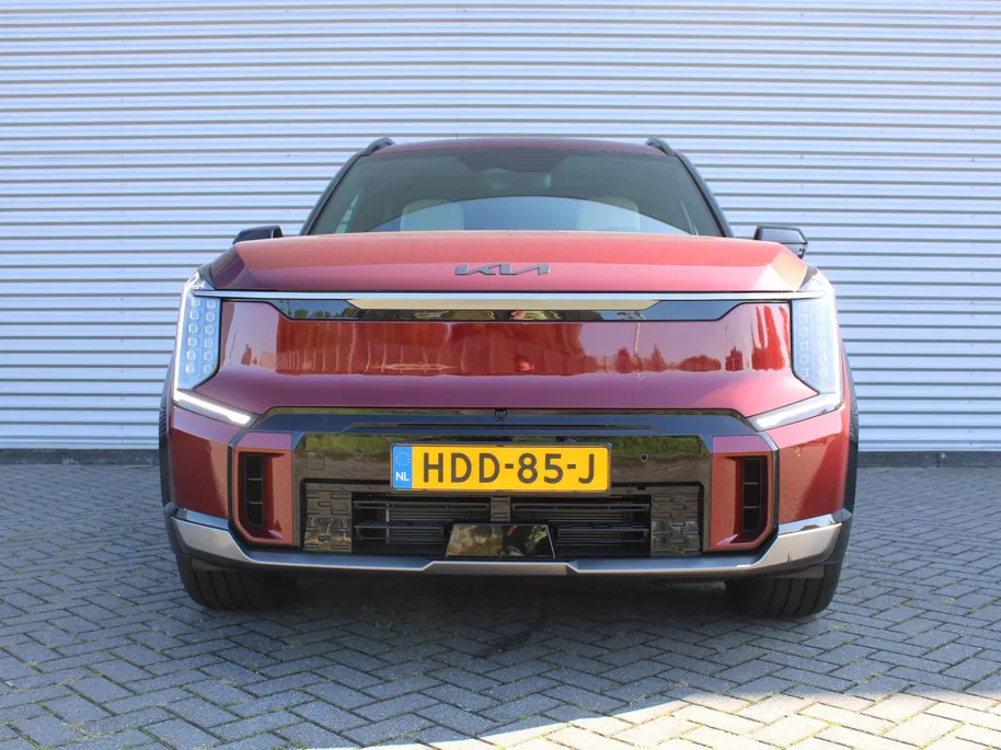 Kia EV9 GT-Line AWD 99.8 kWh | 7-zits | Stuur-/stoelverwarming + ventilatie v+a | 360 Camera | Schuifdak | Elek. stoelverstelling +  achterklep | HUD | Leer | 21" LM |