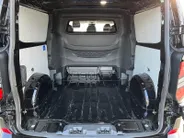 Ford Transit Custom 320 2.5 PHEV L2H1 Black Platinum DC EXCL. BTW &  | 233 pk Automaat | Lederen bekleding | Navigatie | Treeplanken | LM velgen 17' zwart | 360 graden camera | Dubbele schuifdeur