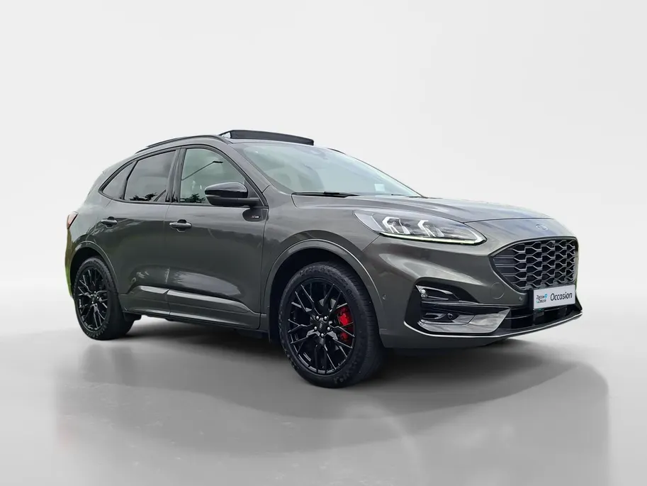Ford Kuga 2.5 PHEV ST-Line X Black Pack | NL-Auto | 1e Eigenaar | Dealer onderhouden | Panoramadak | Winterpack | Black Pack | AGR | 20' Lichtmetaal | Adaptive Cruisecontrol | Dodehoekdetectie | B&O Audio | El. Achterklep | El. Trekhaak