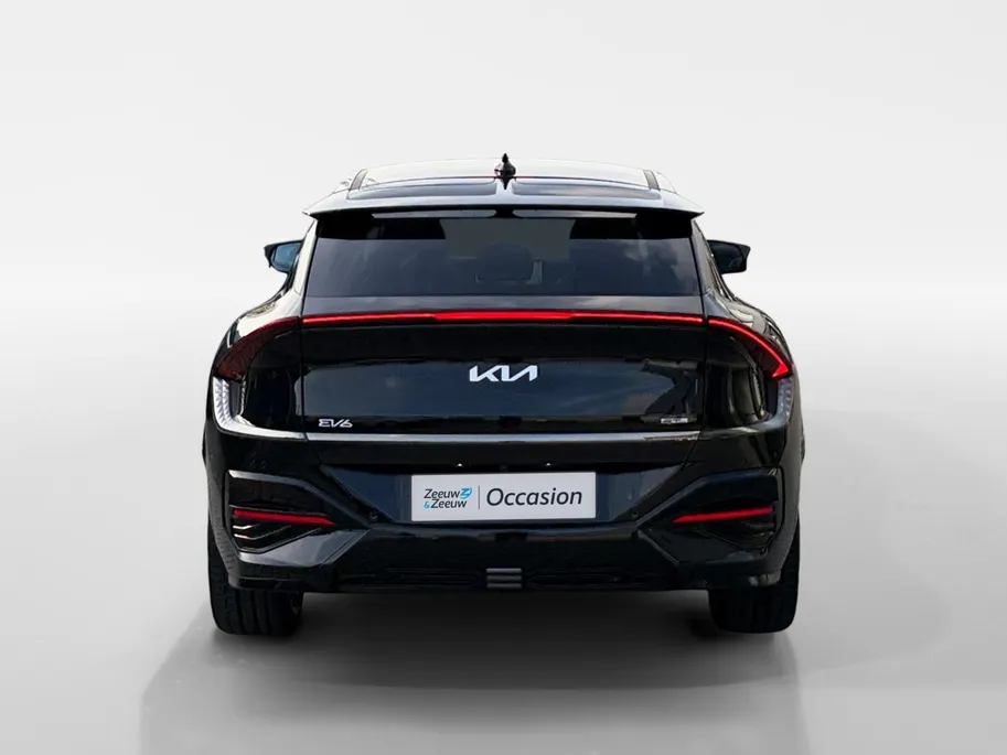 Kia EV6 GT-Line Business Edition 84 kWh | Rijdende Demo ! | Draadloos Apple Carplay / Android Auto | Navigatiesysteem | Elektrisch Verstelbare voorstoelen | Licht + Regensensor | Stoelverwarming+ Stoelkoeling  | Stuurverwarming | Elektrisch Bedienbare Achterklep 