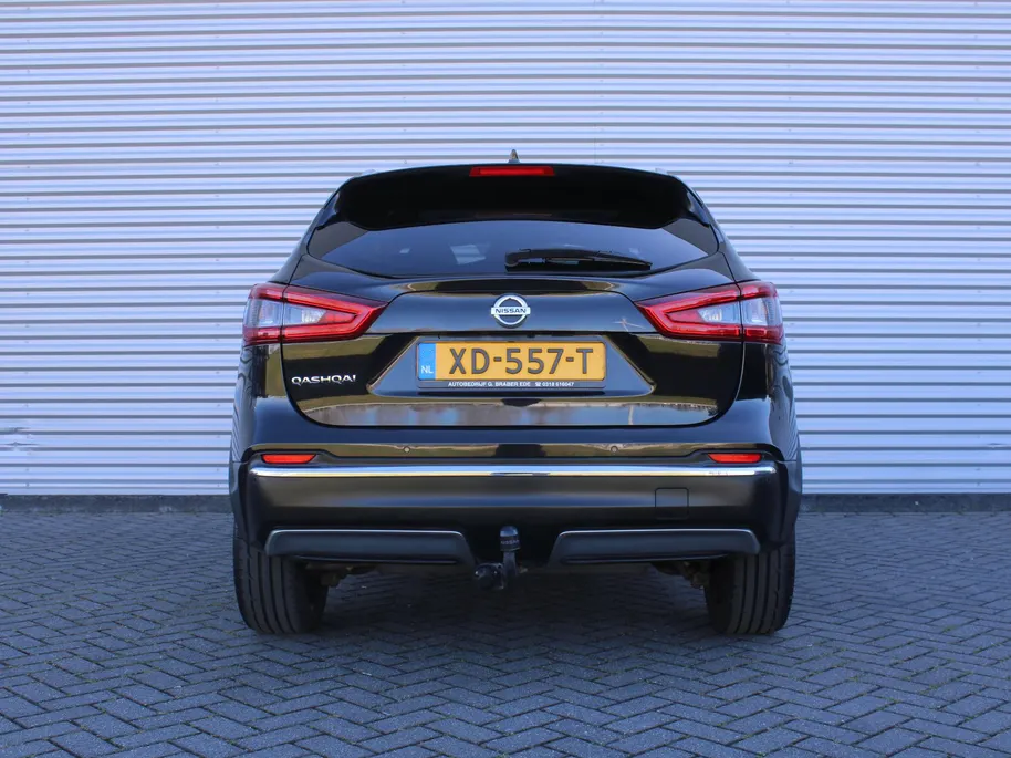 Nissan QASHQAI 1.2 Tekna | Trekhaak | 360 Camera | Pano dak | Stoel-/voorruitverwarming | Dodehoek detectie | Elek. stoelverstelling | Clima | 19' LM | 1e eigenaar |