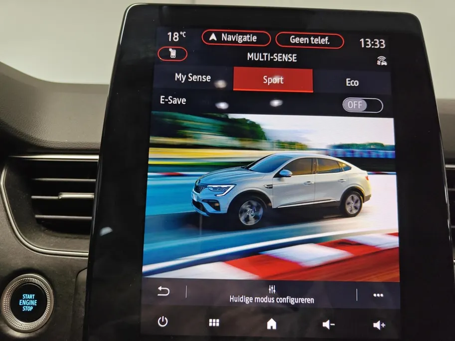 Renault Arkana 1.6 E-Tech full hybrid 145 esprit Alpine AUTOMAAT NAVI AIRCO CAMERA CRUISE CONTROLE  APPLE CARPLAY ANDROID AUTO HOGE INSTAP LM VELGEN ELECTRISCHE STOELEN ZEER DIKKE AUTO DEALER ONDERHOUDEN