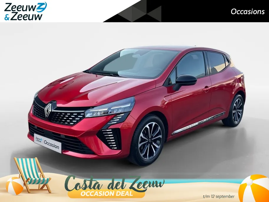 Renault Clio 90PK TCe GPF Techno | 9,3' Navi | Climate Control | Digital Cockpit | Camera | Parkeersensoren | Apple CarPlay/Android Auto | Full LED | Lichtemetalen Velgen | Licht & Regen Sensor |