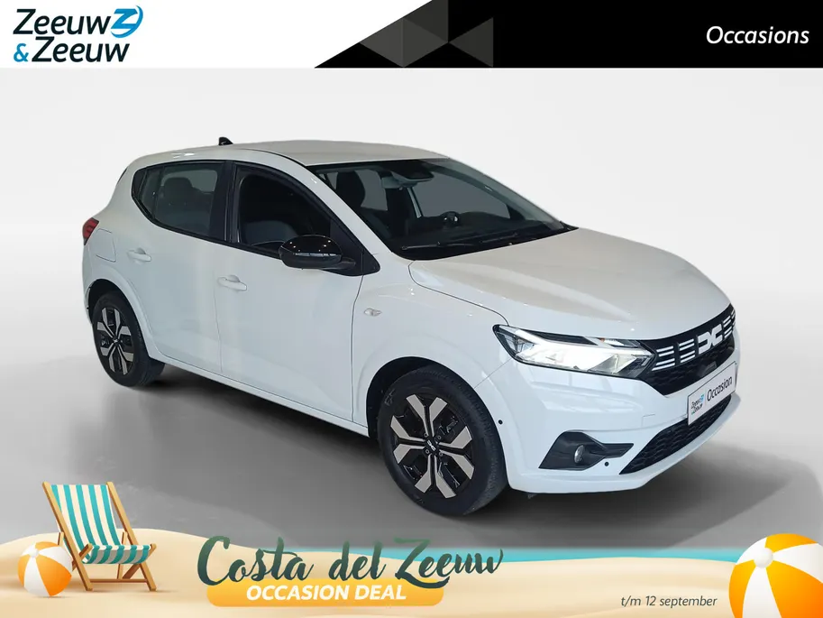 Dacia Sandero 1.0 TCe 90 Journey *Navi via Carplay*Camera*Climate Control*Parkeersensoren*Keyless Entry*Zeer nette auto!