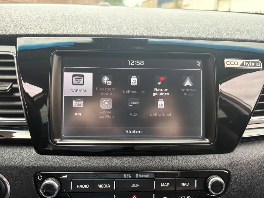 Kia Niro 1.6 GDi Hybrid ExecutiveLine | Trekhaak | Stoel verwarming en koeling | Lederen bekleding | Navigatie | Dodehoek detectie | Apple Carplay / Android Auto | Verbruik 1 op 20!