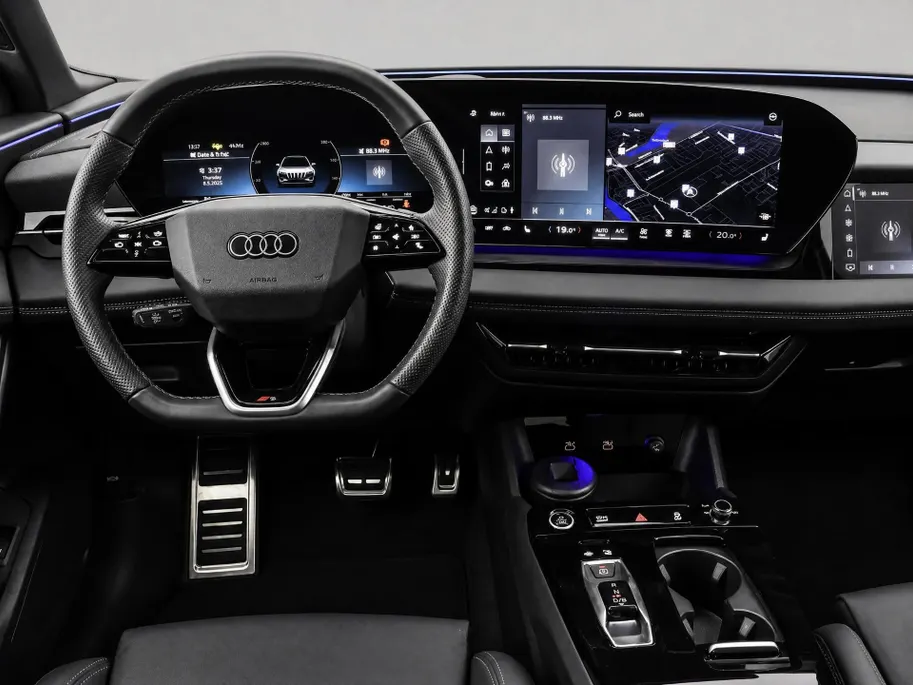 Audi Q6 e-tron Sportback S edition performance 100 kWh 306pk · SOH 97,5% · Panoramadak · 360 Camera · Wegklapbare Trekhaak · Bang & Olufsen · Leder · Warmtepomp · Head-Up · 20'' Inch · Garantie t/m 17-09-2030 of 100.000km