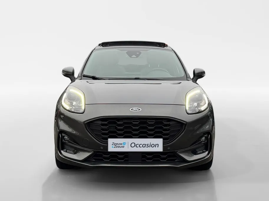Ford Puma 1.0 EcoBoost Hybrid ST-Line X | Schuif & kantel dak! Apple Carplay/Android Auto | Adaptive Cruise Control | Achteruitrijcamera | BLISS | Driver Assistance Pack | Panormadak | Winter Pack | Trekhaak | B&O | 12 Maanden BOVAG Garantie |