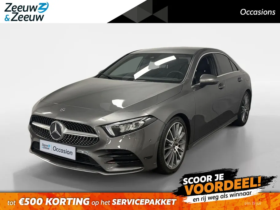 Mercedes-Benz A-Klasse 200 Launch Edition Premium AUTOMAAT AMBIENT LIGHT NAVI AIRCO CAMERA CRUISE CONTROLE AMBIANCE VERLICHTING APPLE CARPLAY ANDRIOD AUTO AMG PAKKET ZEER MOOIE AUTO