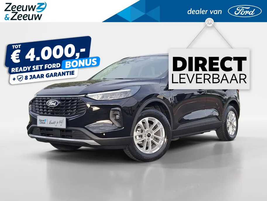 Ford Kuga 2.5 PHEV Titanium 4.000,- Ready set Ford Bonus | 8 Jaar/160.000Km Garantie| Winterpack | Driver Assistancepack | El. Trekhaak | 360Camera | Adaptive Cruisecontrol | Dodehoekdetectie | Climate Control | Led verlichting | Apple Carplay&Android Auto |