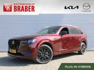 Mazda CX-80 2.5 e-SkyActiv PHEV Homura Plus | Stuur-/stoelverwarming+ventilatie | Schuifdak | Leer | HUD | Elek. stuur-/stoelverstelling | Camera rondom | 20" LM |