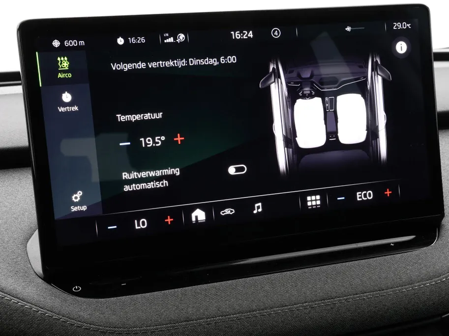 Škoda Enyaq Coupe iV 60 180pk · SOH 94,1% · Panoramadak · Camera · Apple/Android Car Play · 19'Velgen · Sfeerverlichting · Elek. Inklapbare Spiegels ·