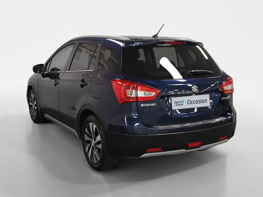 Suzuki S-Cross 1.4 Boosterjet Stijl AUTOMAAT NAVI AIRCO CAMERA ADAPTIEVE CRUISE CONTROLE APPLE CARPLAY ANDROID AUTO SCHUIFKANTELDAK LEER ZEER MOOIE AUTO DEALER ONDERHOUDEN