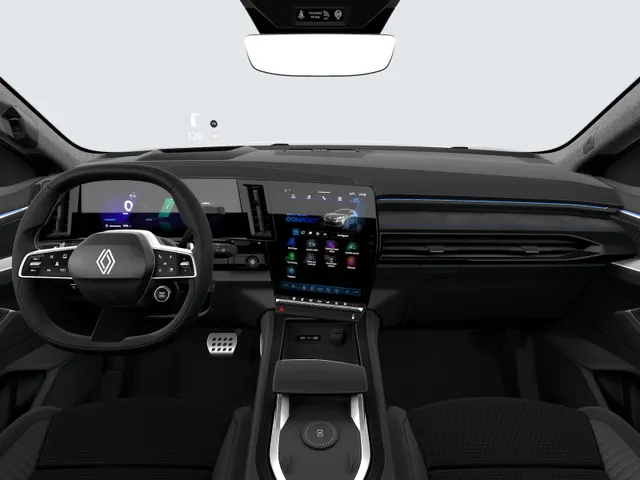 Renault Espace esprit Alpine | Elektronisch geregelde airconditioning | ISOFIX-bevestigingssysteem voor kinderzitjes buitenste zitplaatsen achter | Renault Handsfree Card voor openen, sluiten en starten zonder sleutel
