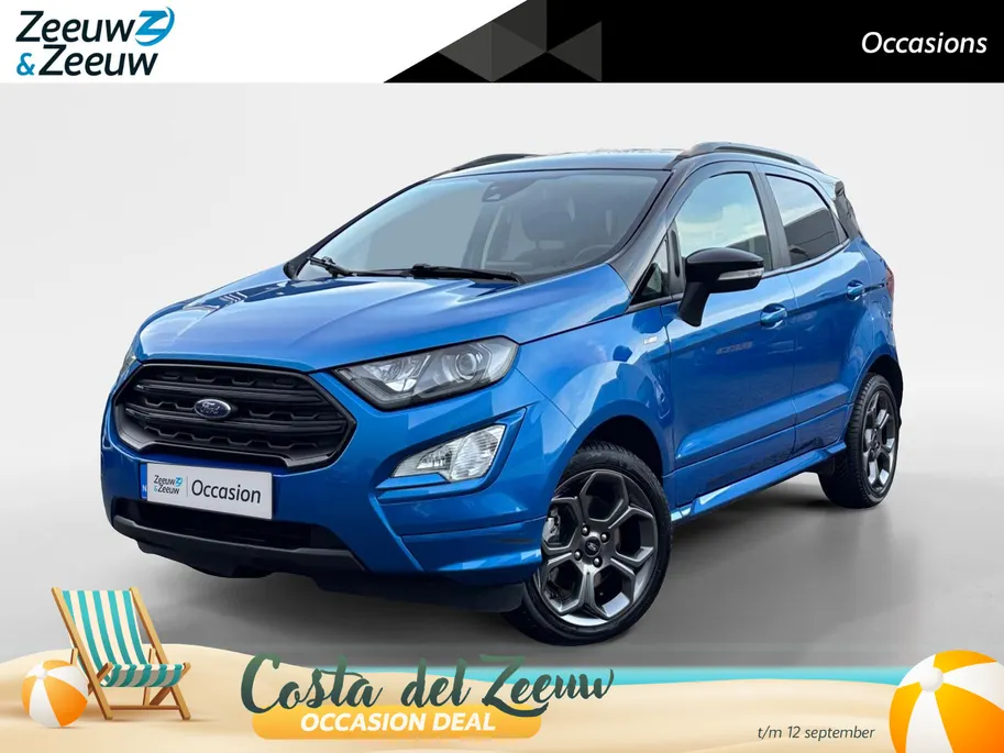 Ford EcoSport 1.0 EcoBoost ST-Line | Two-Tone | Winter Pakket | Half lederen bekleding | Parkeersensoren | Apple/Android Auto | 12 maanden garantie! |