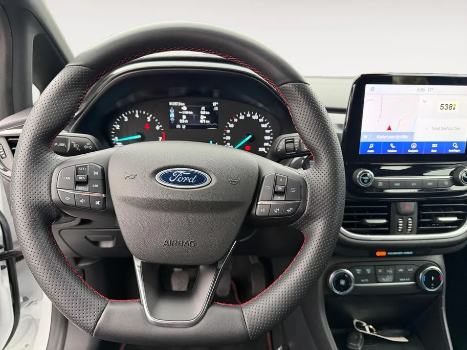 Ford Fiesta 1.0 EcoBoost Hybrid ST-Line | NL Auto | 1 eigenaar | Navigatie | Apple carplay & Android auto | Parkeersensor achter | Cruise control | Draadloos opladen mobiel | Bovag garantie |