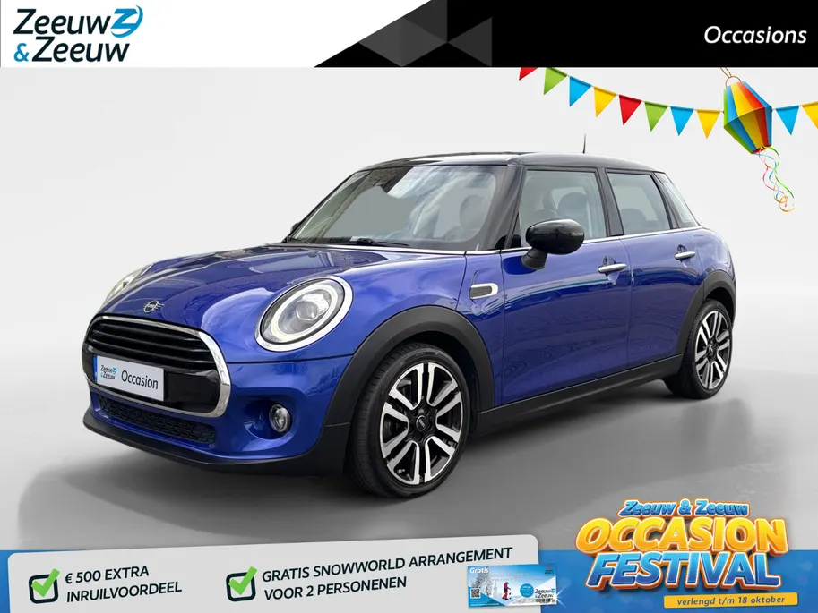 MINI 5-Deurs 1.5 Cooper | 17' VELGEN | SPORTSTOELEN | LED | 12 MAANDEN GARANTIE |
