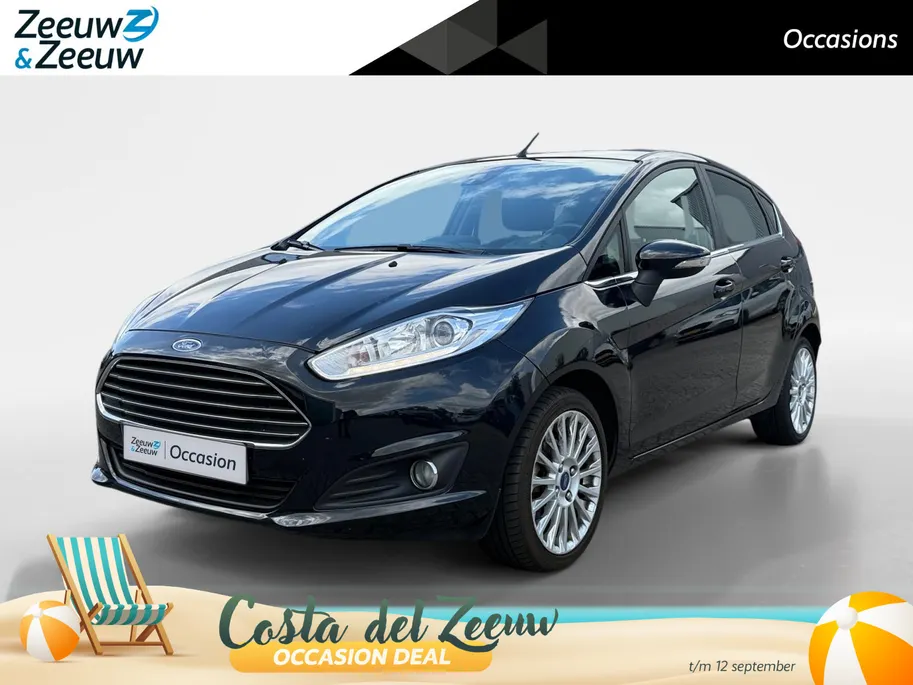 Ford Fiesta 1.0 EcoBoost Titanium | NL auto | Navigatie | Parkeersensor achter | Bluetooth | Cruise control | Verwarmde voorruit |