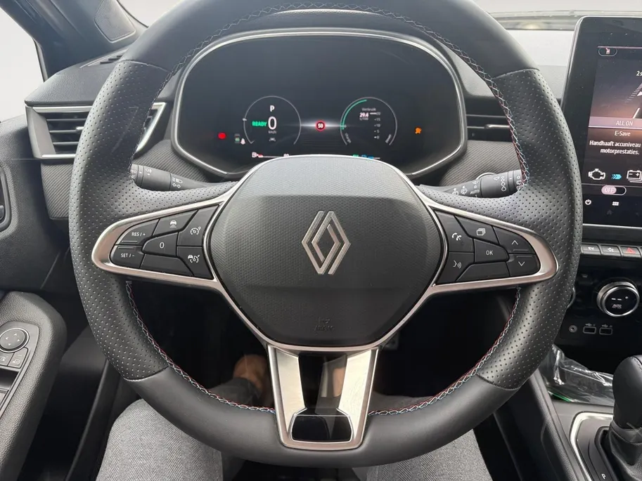 Renault Clio 1.6 E-Tech Full Hybrid 145 esprit Alpine AIRCO NAVIGATIE APPLE CARPLAY/ANDROID AUTO ADAPTIVE CRUISE CONTROL ACHTERRUIT RIJ CAMERA 360 GRADEN CAMERA LM VELGEN HELE MOOIE AUTO