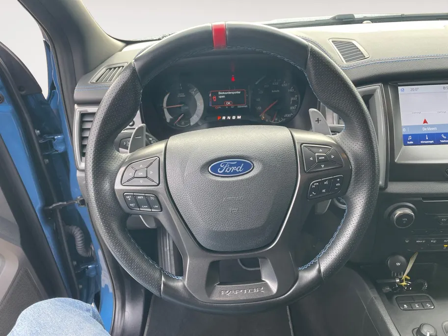 Ford Ranger 2.0 EcoBlue Raptor 4X4 213 pk Automaat | Double Cab omgebouwd naar 2 persoons uitvoering | Rollertop | Trekhaak | Navigatie | Elektrische stoelverstelling
