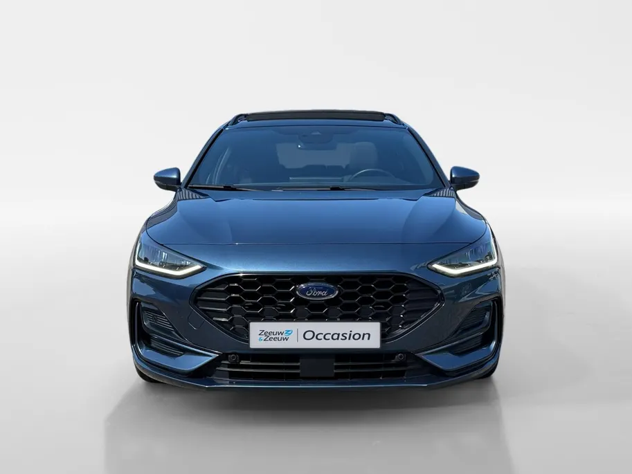 Ford Focus Wagon 1.0 EcoBoost Hybrid ST Line X | Automaat | Pano dak | Adapt. cruise control | BLIS | Winter pack | Parkeersensoren voor en achter | Achteruitrijcamera | B&O audio | Draadloos opladen mobiel | Bovag garantie |