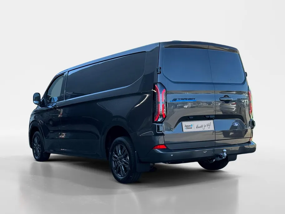 Ford E-Transit Custom 320 L2H1 Limited 64 kWh | DEMO | Inklapbare Trekhaak | Adaptive Cruise Control | BLISS | 17 inch lichtmetalen velgen | Verwarmbare Stoelen | Verwarmbare Voorruit