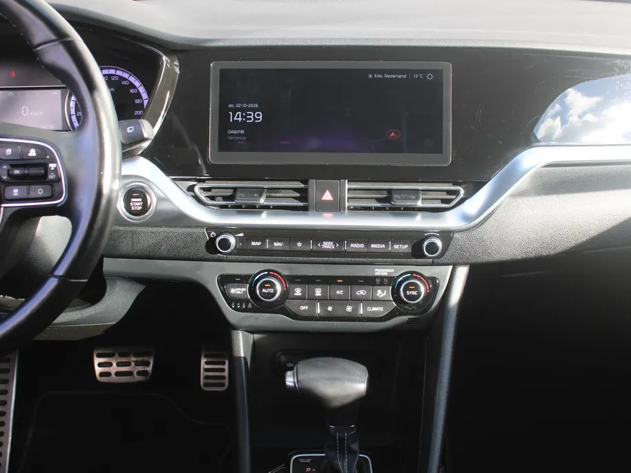 Kia Niro 1.6 GDi Hybrid DynamicPlusLine | Stuur-/stoelverwarming | Camera | Leer | Navi | Clima | Cruise adapt. | LED | Keyless | 16' LM |