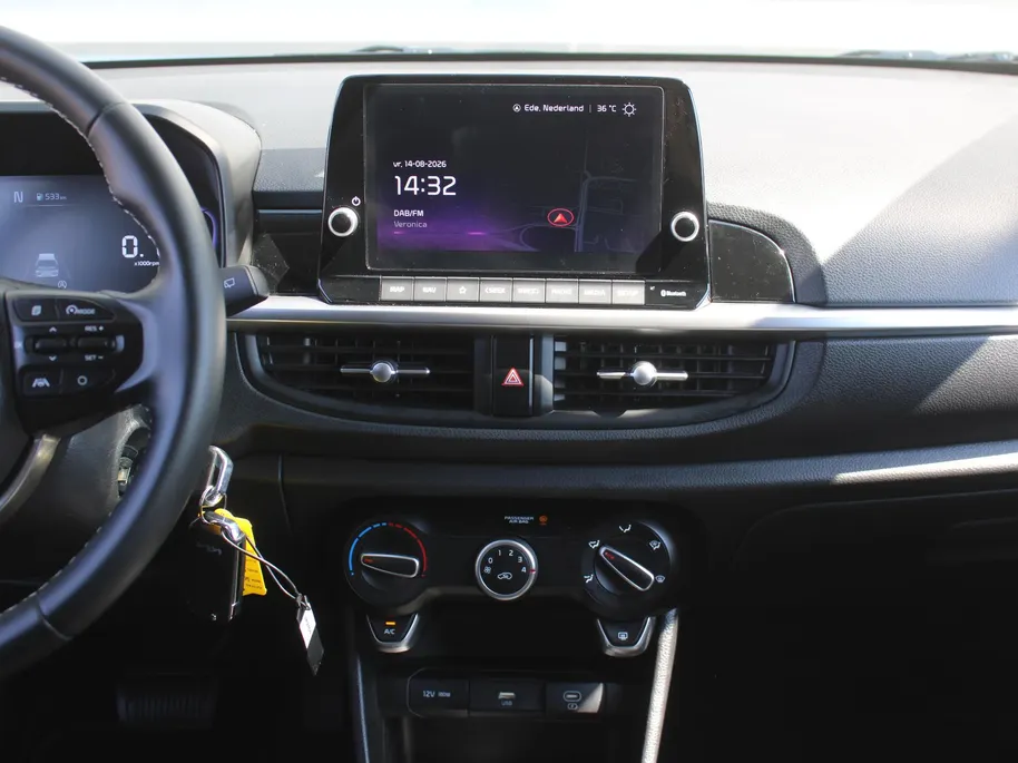 Kia Picanto 1.0 DPI DynamicPlusLine | Automaat | Navi | Apple Carplay/Android Auto | Camera | Cruise | 14'' LM Velgen | LED | Airco |